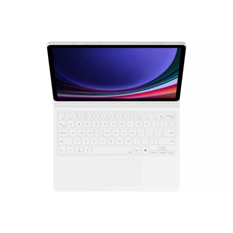 Samsung EF-DX725 QWERTY anglická klávesnica s touchpadom biela