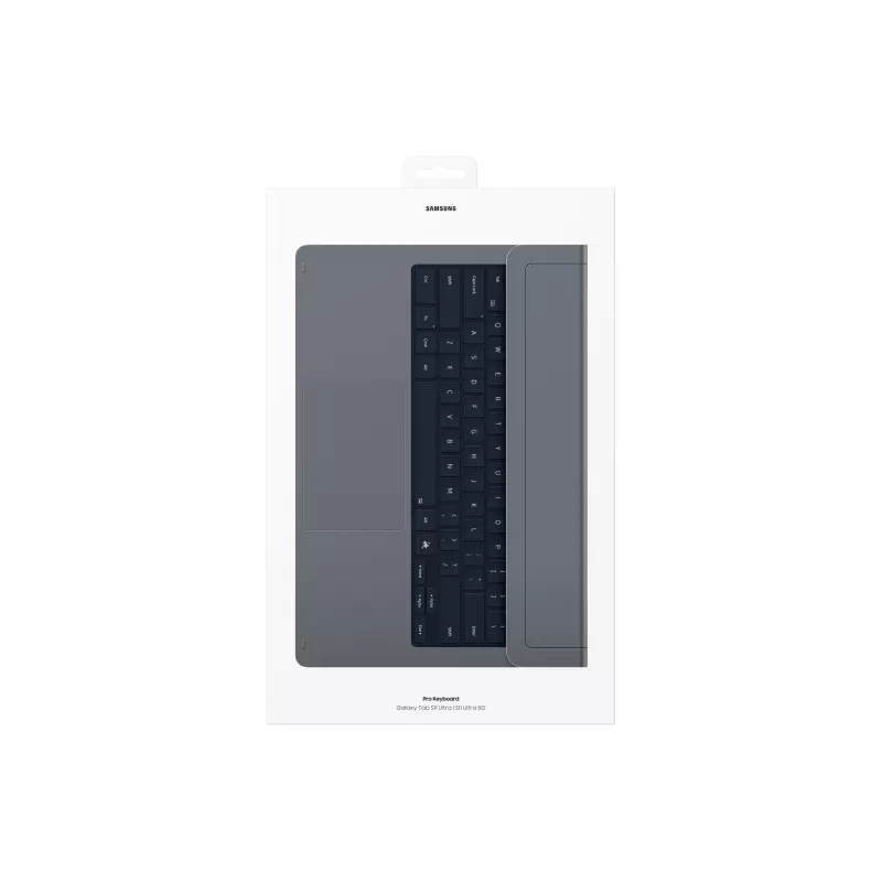 Samsung EF-DX935 QWERTY angličtina Pogo Pin sivá