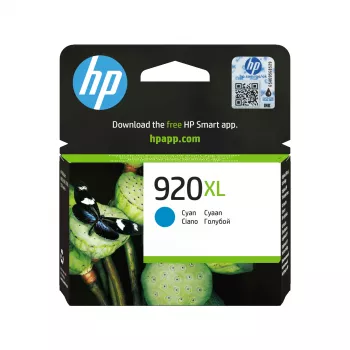 HP 920XL vysoký výnos cyan originálna atramentová kazeta, Cyan, 1 ks, 700 strán
