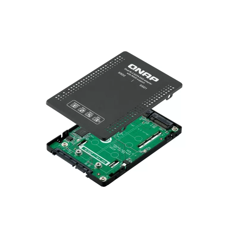 QNAP QDA-A2MAR úložné puzdro SSD puzdro čierna M.2