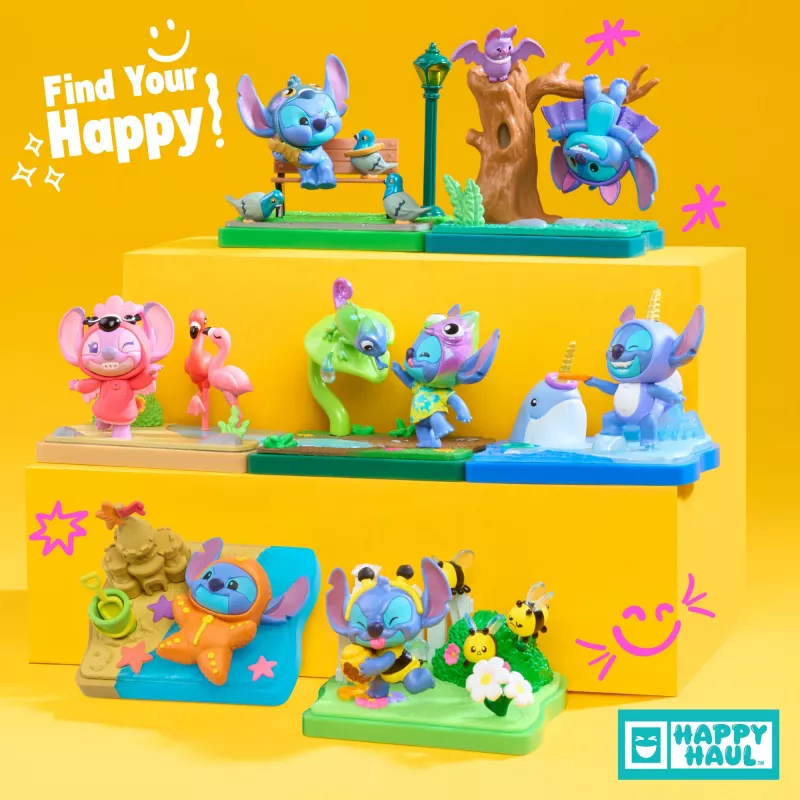 Just Play Happy Haul Stitch Goes Wild zberateľské figúrky blindbox
