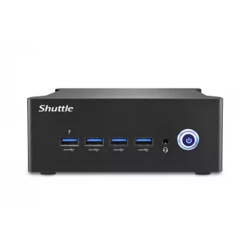 Shuttle Nano PC NT10H9, Intel Core Ultra 9 185H, Intel Arc grafika, 2xHDMI, 2xUSB 4.0 (DP), 2x2,5 Gbit LAN, vrát. VESA 24/7 nepretržitá prevádzka