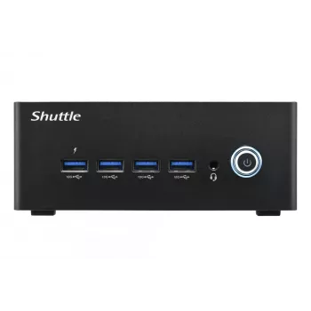 Shuttle Nano PC NT10H9, Intel Core Ultra 9 185H, Intel Arc grafika, 2xHDMI, 2xUSB 4.0 (DP), 2x2,5 Gbit LAN, vrát. VESA 24/7 nepretržitá prevádzka