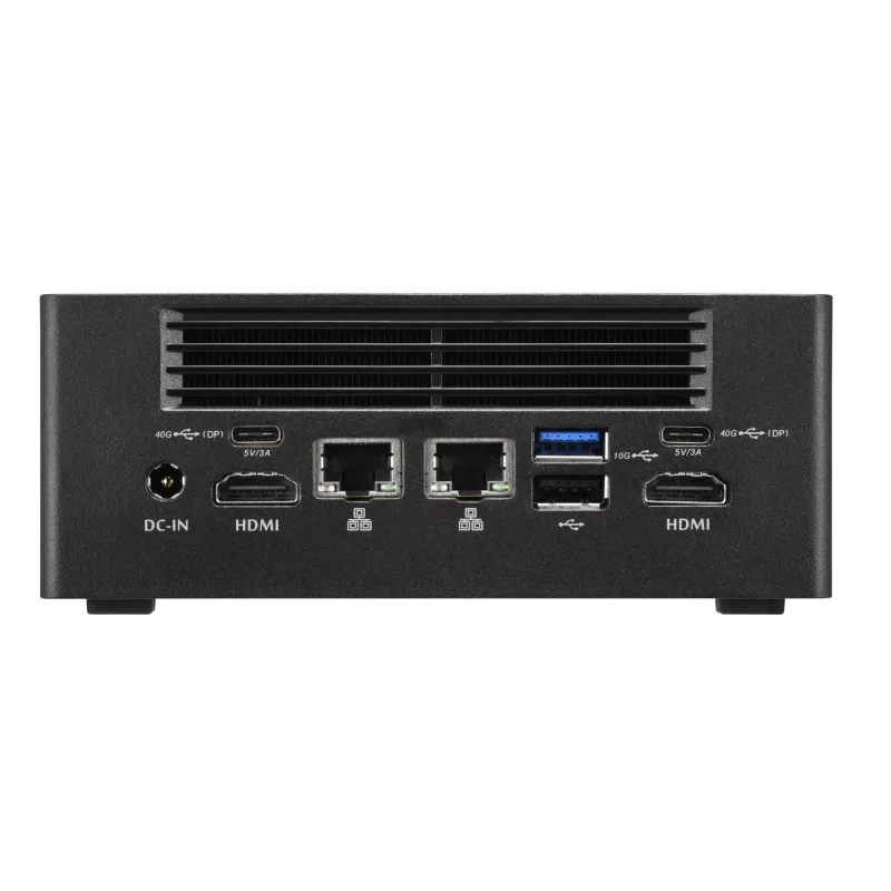 Shuttle Nano PC NT10H9, Intel Core Ultra 9 185H, Intel Arc grafika, 2xHDMI, 2xUSB 4.0 (DP), 2x2,5 Gbit LAN, vrát. VESA 24/7 nepretržitá prevádzka