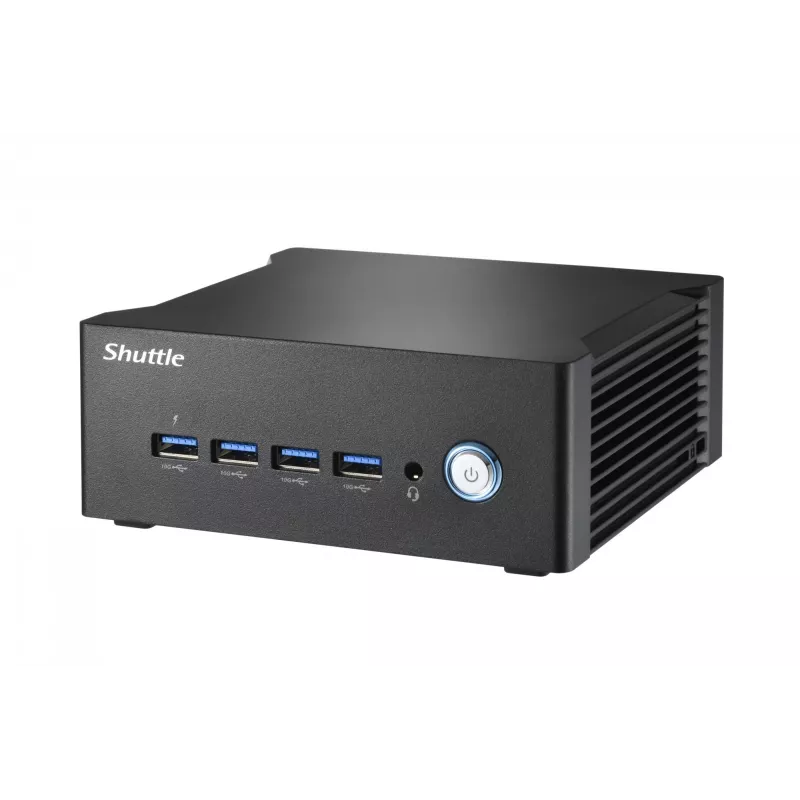 Shuttle Nano PC NT10H9, Intel Core Ultra 9 185H, Intel Arc grafika, 2xHDMI, 2xUSB 4.0 (DP), 2x2,5 Gbit LAN, vrát. VESA 24/7 nepretržitá prevádzka