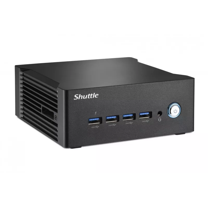 Shuttle Nano PC NT10H9, Intel Core Ultra 9 185H, Intel Arc grafika, 2xHDMI, 2xUSB 4.0 (DP), 2x2,5 Gbit LAN, vrát. VESA 24/7 nepretržitá prevádzka