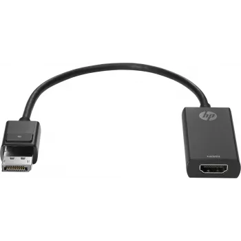 HP DisplayPort-na-HDMI-1.4 adaptér, DisplayPort, HDMI, čierny