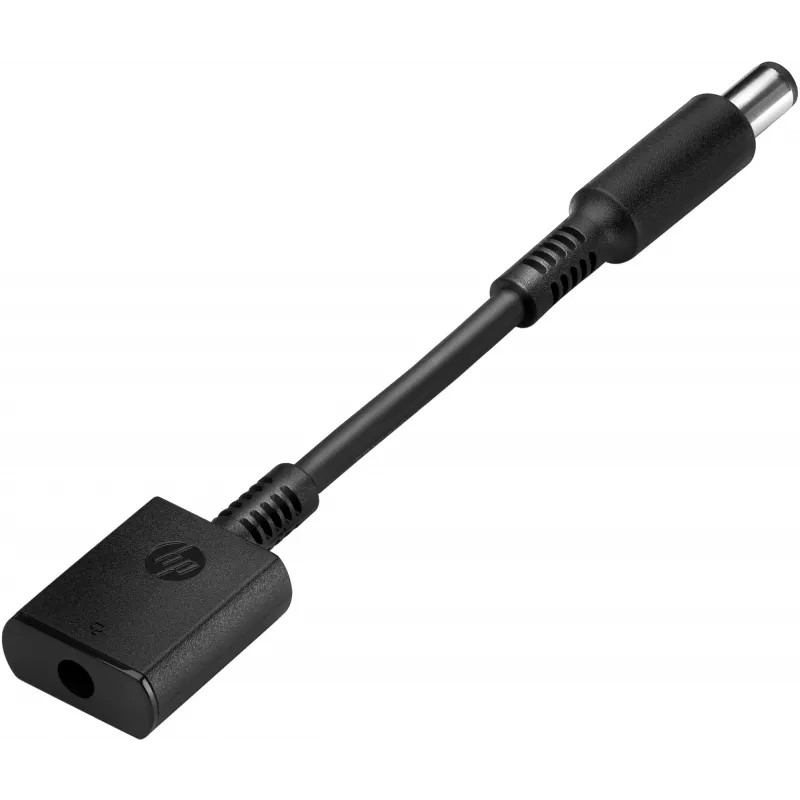 HP 7,4 mm na 4,5 DC dongle, čierna, konektor samec, konektor samica, 90°, HP CO06XL, Business