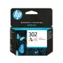 HP 302 trikolórová originálna atramentová kazeta, azúrová, purpurová, žltá, 1 ks, 150 strán