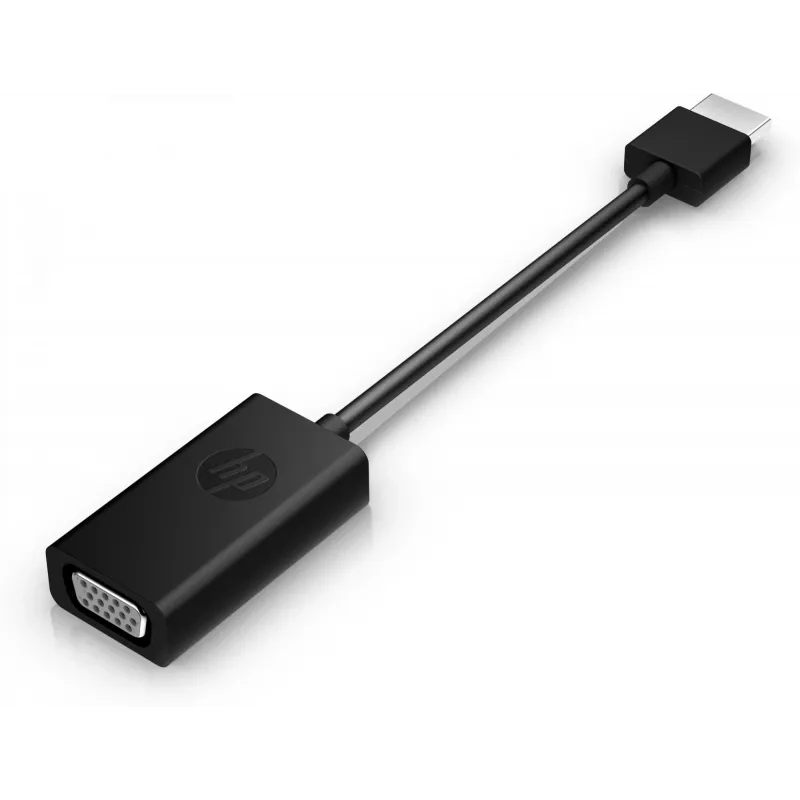 HP HDMI na VGA káblový adaptér, VGA (D-Sub), HDMI Type-A (štandard), konektor samec, konektor samica, čierny, Čína