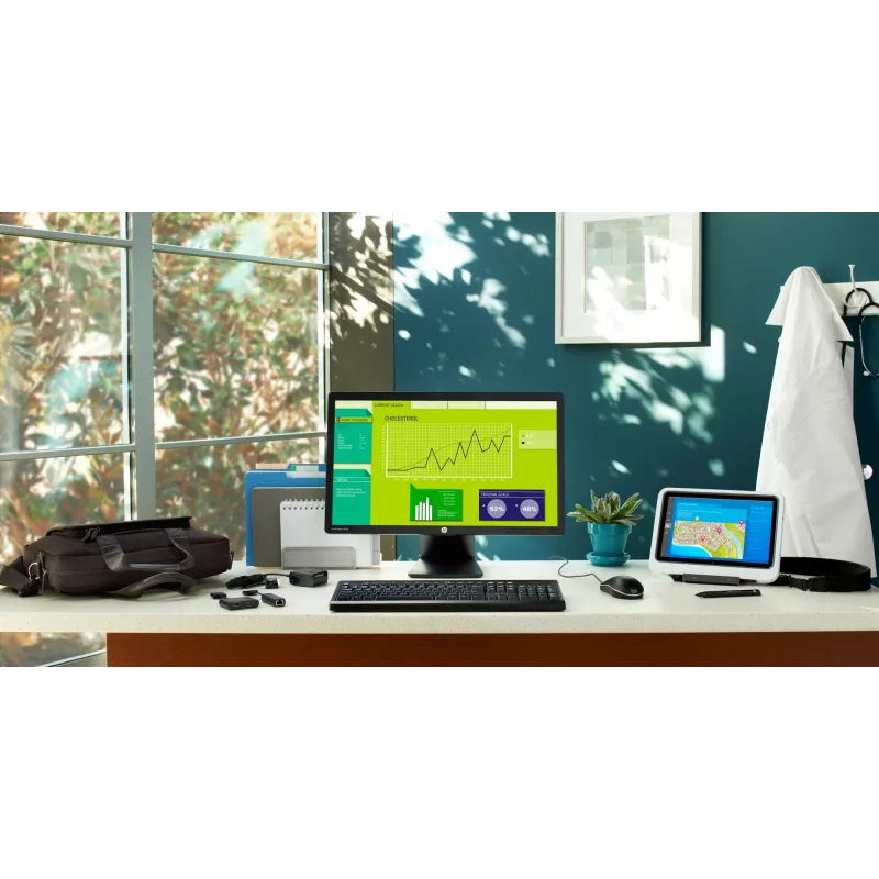 HP HDMI na VGA káblový adaptér, VGA (D-Sub), HDMI Type-A (štandard), konektor samec, konektor samica, čierny, Čína
