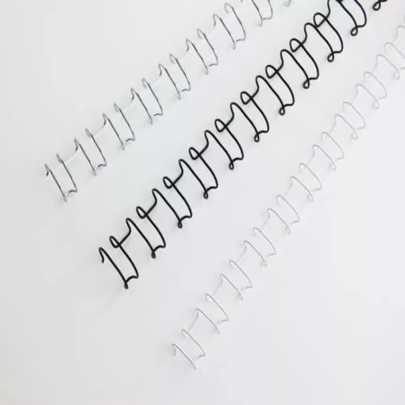 GBC viazací drôt MultiBind 10 mm, biela, 130 listov, kov, A4, 1 cm, 297 mm