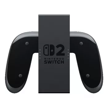 Nintendo Joy-Con 2 nabíjacia rukoväť, Nintendo Switch 2, rukoväť ovládača, čierna, priehľadná, plast, Nintendo, Joy-Con 2