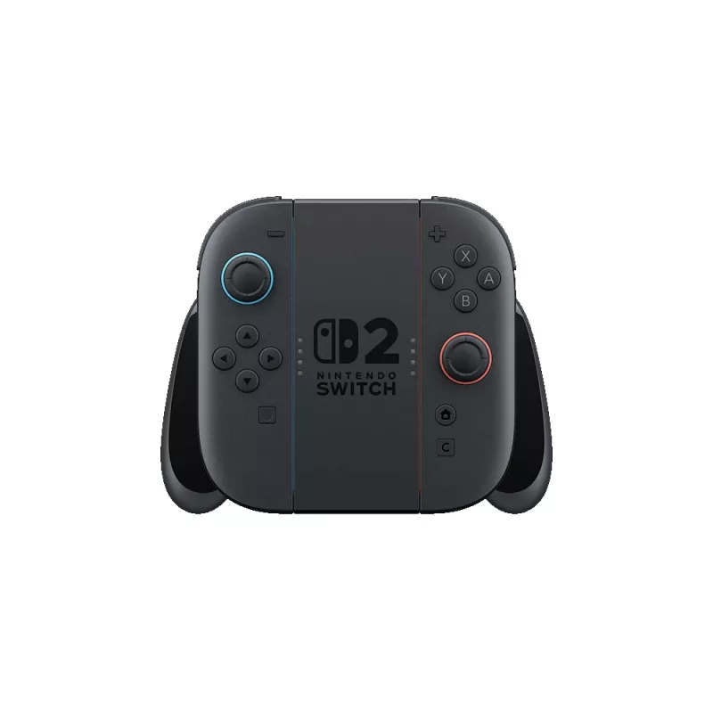 Nintendo Joy-Con 2 nabíjacia rukoväť, Nintendo Switch 2, rukoväť ovládača, čierna, priehľadná, plast, Nintendo, Joy-Con 2