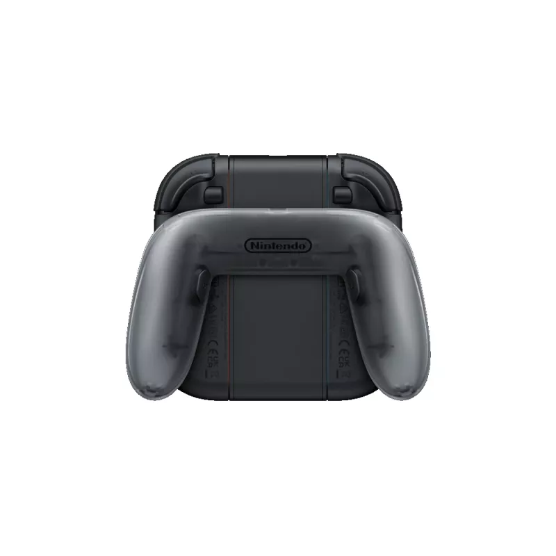 Nintendo Joy-Con 2 nabíjacia rukoväť, Nintendo Switch 2, rukoväť ovládača, čierna, priehľadná, plast, Nintendo, Joy-Con 2