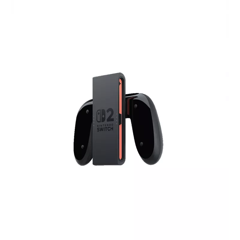 Nintendo Joy-Con 2 nabíjacia rukoväť, Nintendo Switch 2, rukoväť ovládača, čierna, priehľadná, plast, Nintendo, Joy-Con 2