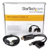 StarTech.com HDMI na DisplayPort adaptér - 4K 30Hz, 3840 x 2160 pixelov, 1080p, 720p, 120 Hz, čierny, MegaChips - STDP2600, aktívny videokonvertor