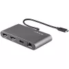 StarTech.com Dual-Monitor Thunderbolt Mini Dock, 4K 60Hz DisplayPort, bez ovládačov hub pre Windows & Mac, Gigabit Ethernet, 1x USB-A (USB 5Gbps), 11in (28cm) kábel