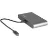 StarTech.com Dual-Monitor Thunderbolt Mini Dock, 4K 60Hz DisplayPort, bez ovládačov hub pre Windows & Mac, Gigabit Ethernet, 1x USB-A (USB 5Gbps), 11in (28cm) kábel