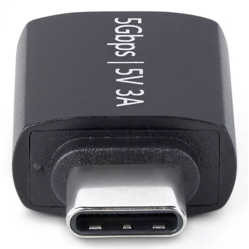StarTech.com USB-C na USB-A adaptér, USB 5Gbps, kompaktný USB-C konektor samec na USB-A konektor samica adaptér, robustné kovové puzdro, M/F
