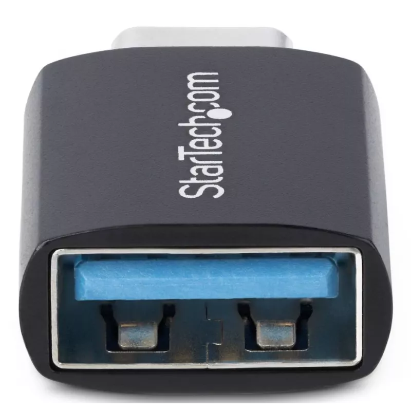 StarTech.com USB-C na USB-A adaptér, USB 5Gbps, kompaktný USB-C konektor samec na USB-A konektor samica adaptér, robustné kovové puzdro, M/F