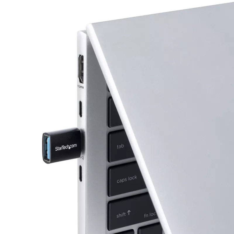StarTech.com USB-C na USB-A adaptér, USB 5Gbps, kompaktný USB-C konektor samec na USB-A konektor samica adaptér, robustné kovové puzdro, M/F