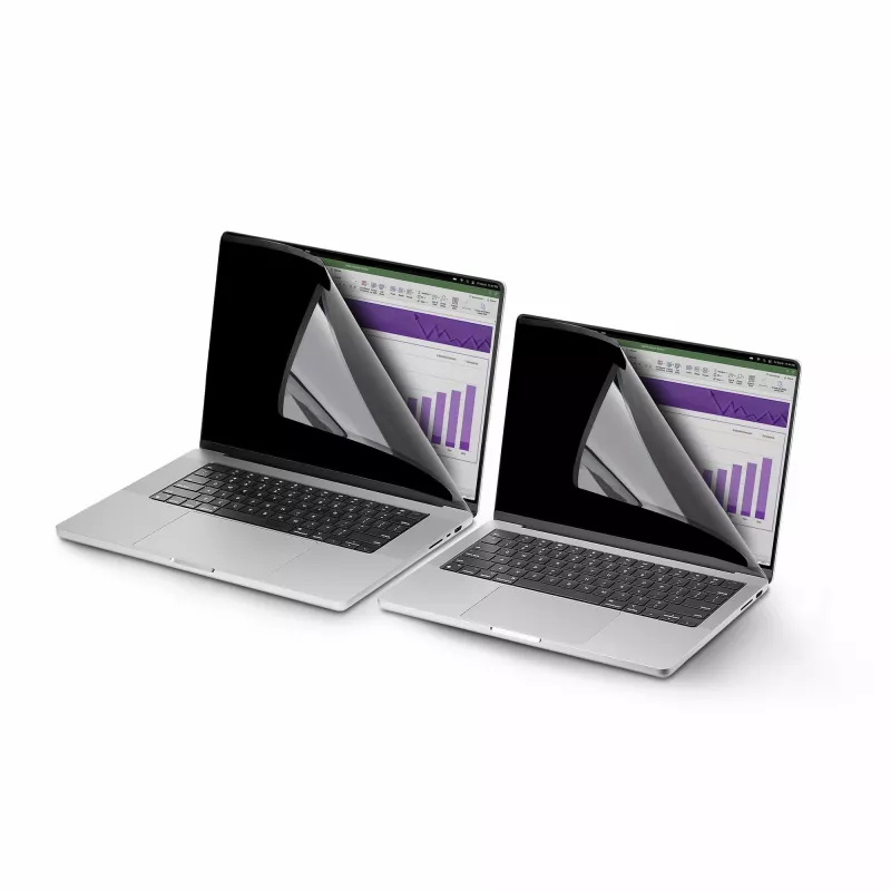 StarTech.com 13,3-palcová Flip-Over ochranná fólia proti videniu na notebook pre MacBook Pro, matná a s redukciou modrého svetla, filter proti videniu, ochrana obrazovky s +/- 30° pozorovacím uhlom