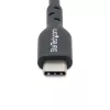 StarTech.com 1 m (3,3 ft) USB-C nabíjací kábel, balenie 2 ks, USB-C kábel, USB 2.0 Type-C nabíjací kábel na notebook, 60 W 3 A Power Delivery, TPE plášť, USB-C dátový prenosový kábel, M/M