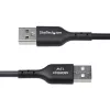 StarTech.com 3m USB-A na USB-C nabíjací kábel, nabíjanie & synchronizácia, 3A, USB 2.0, TPE plášť – čierny USB nabíjací kábel