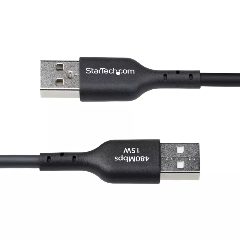 StarTech.com 3m USB-A na USB-C nabíjací kábel, nabíjanie & synchronizácia, 3A, USB 2.0, TPE plášť – čierny USB nabíjací kábel