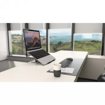 Kensington Easy Riser hliníkový podstavec na notebook, stojan na notebook, strieborná, hliník, silikón, oceľ, 40,6 cm (16 palcov), 5 kg, 86 - 118 mm