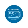 Kensington MagPro magnetická ochranná fólia proti videniu pre monitory 23,8″ (16:9)