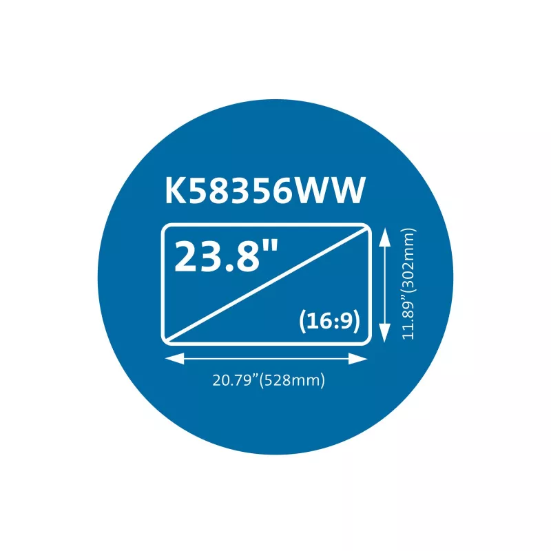 Kensington MagPro magnetická ochranná fólia proti videniu pre monitory 23,8″ (16:9)