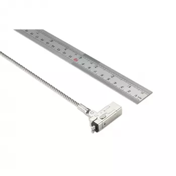Kensington štíhly NanoSaver 2.0 EQ Keyed zámok na notebook, 1,83 m, Kensington, kľúč, nerezová oceľ, strieborná