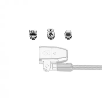 Kensington ClickSafe Universal Slots Security Anchors Kit, kotva, nerezová oceľ, 3 ks, 31 g, 115 mm, 85 mm