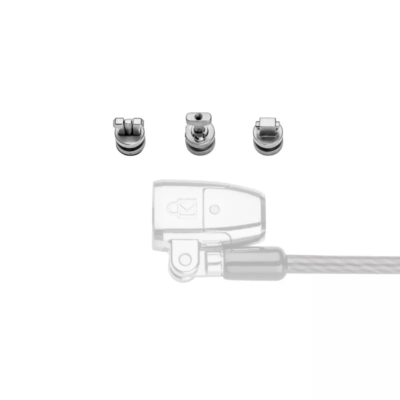 Kensington ClickSafe Universal Slots Security Anchors Kit, kotva, nerezová oceľ, 3 ks, 31 g, 115 mm, 85 mm