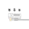 Kensington ClickSafe Universal Slots Security Anchors Kit, kotva, nerezová oceľ, 3 ks, 31 g, 115 mm, 85 mm