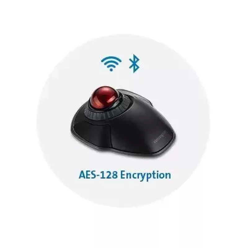 Kensington Orbit bezdrôtový trackball s rolovacím krúžkom - čierna