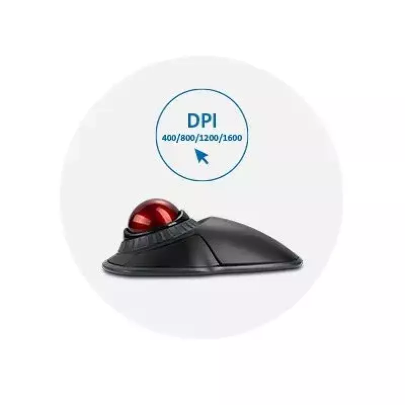 Kensington Orbit bezdrôtový trackball s rolovacím krúžkom - čierna