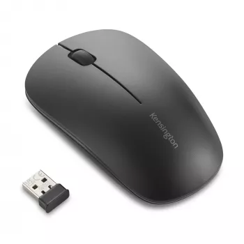 Kensington MY230 EQ nabíjateľná myš – bezdrôtová – stredne veľká, obojručná, RF Wireless + Bluetooth, 1200 DPI, čierna
