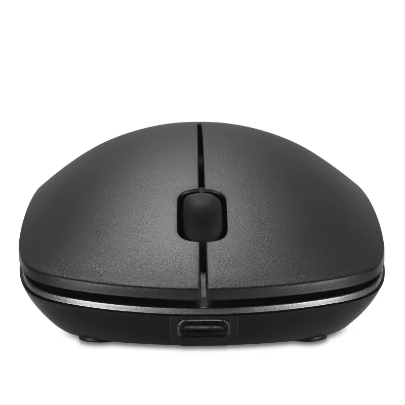 Kensington MY230 EQ nabíjateľná myš – bezdrôtová – stredne veľká, obojručná, RF Wireless + Bluetooth, 1200 DPI, čierna