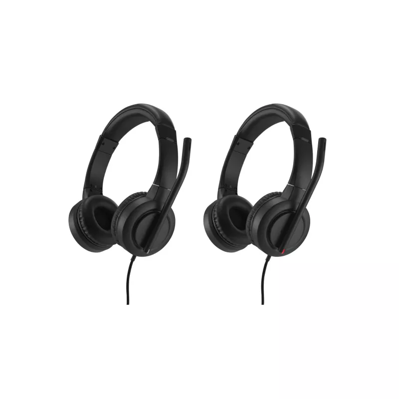Kensington H1000 USB-C On-Ear headset, káblový, hovory/hudba, 20 – 20000 Hz, 190 g, headset, čierna