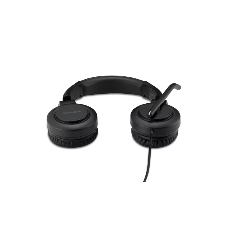 Kensington H1000 USB-C On-Ear headset, káblový, hovory/hudba, 20 – 20000 Hz, 190 g, headset, čierna