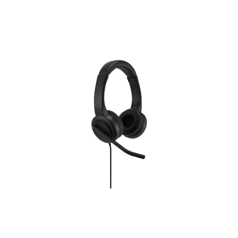 Kensington H1000 USB-C On-Ear headset, káblový, hovory/hudba, 20 – 20000 Hz, 190 g, headset, čierna