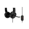 Kensington H1000 USB-C On-Ear headset, káblový, hovory/hudba, 20 – 20000 Hz, 190 g, headset, čierna