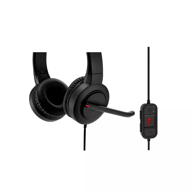 Kensington H1000 USB-C On-Ear headset, káblový, hovory/hudba, 20 – 20000 Hz, 190 g, headset, čierna
