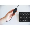 Kensington H1000 USB-C On-Ear headset, káblový, hovory/hudba, 20 – 20000 Hz, 190 g, headset, čierna