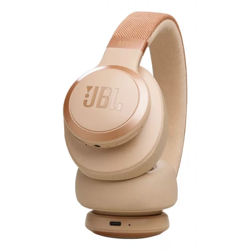 JBL Live 770NC headset bezdrôtový cez hlavu hovory/hudba Bluetooth piesková