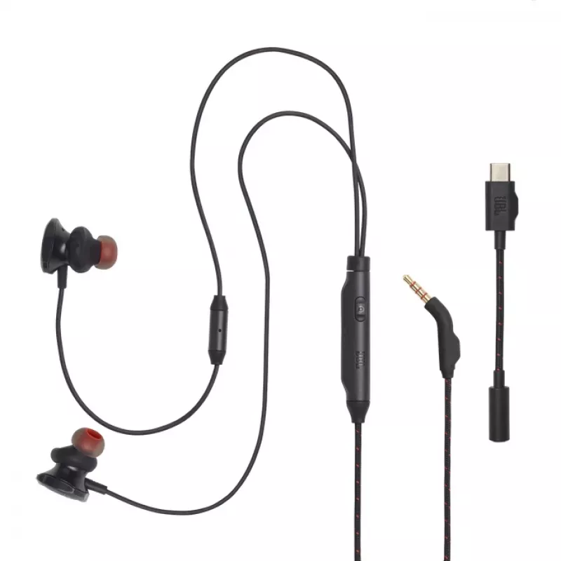 JBL JBLQTUM50CBLK Slúchadlá/headset káblový do uší gaming čierna