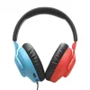 JBL Quantum 100N Headset káblový cez hlavu gaming modrá, červená